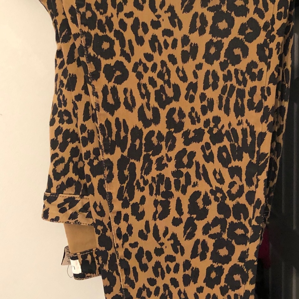 Leopard print pants